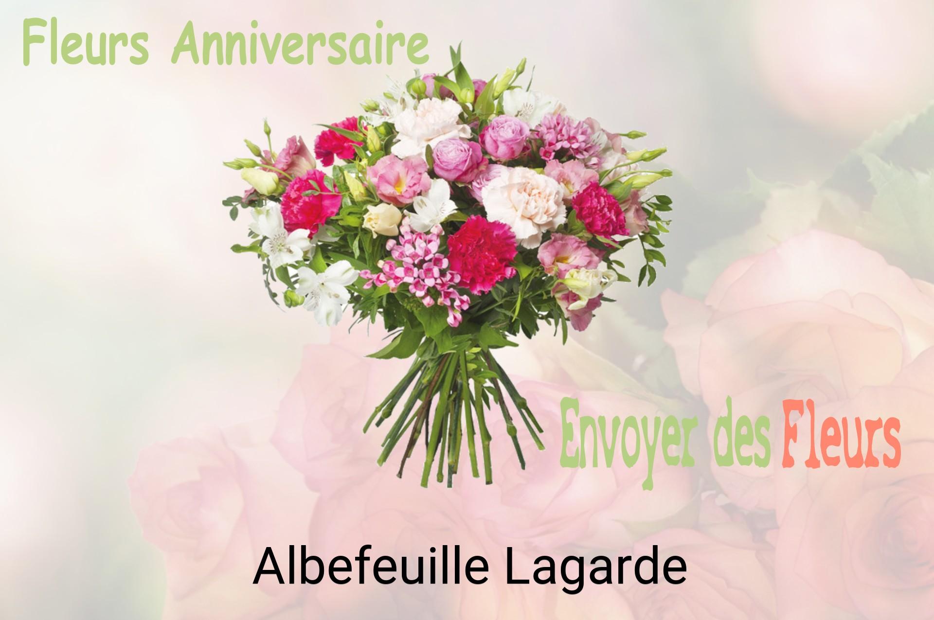 Bouquet de fleurs d’anniversaire livré à Albefeuille-Lagarde